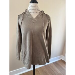 Logo Life by Lori Goldstein Muted green Hoodie XS